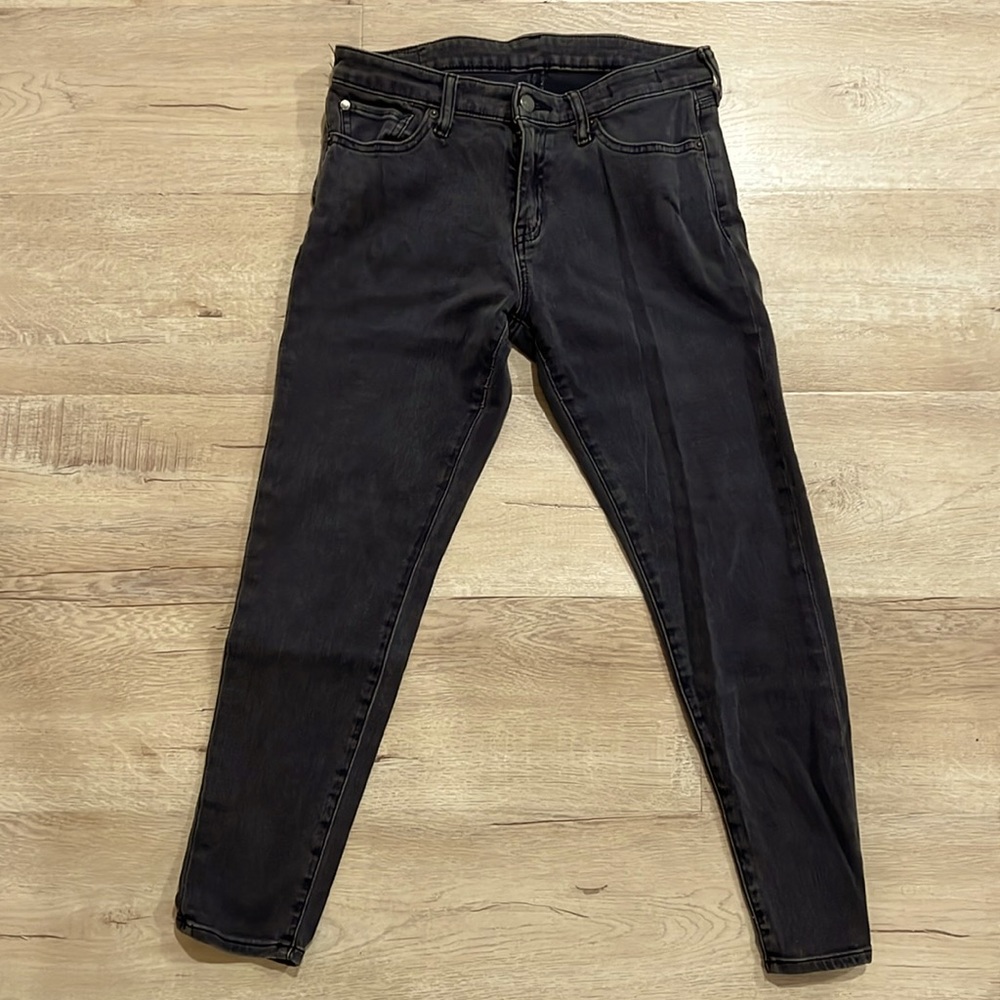 Grey denim jeans